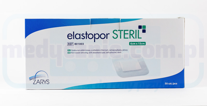 ELASTOPOR Steril 6* 15cm 50pcs pansament cu tampon absorbant